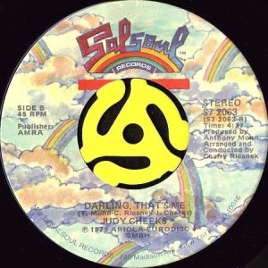 画像2: JUDY CHEEKS / MELLOW LOVIN' b/w DARLING THAT'S ME (45's) (2)