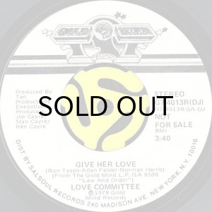 画像2: LOVE COMMITTEE / GIVE HER LOVE (45's) (WHITE PROMO) (2)