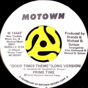 画像1: PRIME TIME / GOOD TIMES THEME (45's) (WHITE PROMO) (1)