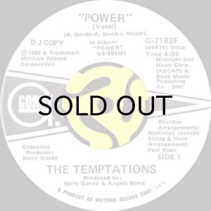 画像1: THE TEMPTATIONS / POWER (45's) (WHITE PROMO) (1)
