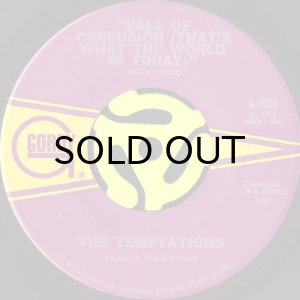 画像1: THE TEMPTATIONS / BALL OF CONFUSION (45's) (1)
