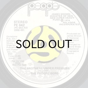画像2: THE PROGRESSORS / THE BROTHERS UNDER PRESSURE (45's) (WHITE PROMO) (2)