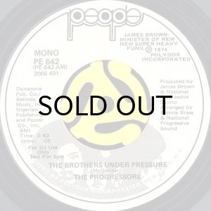 画像1: THE PROGRESSORS / THE BROTHERS UNDER PRESSURE (45's) (WHITE PROMO) (1)