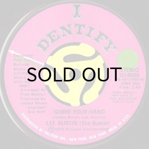 画像2: LEE AUSTIN (THE BURNER) / MISSIN' YOU b/w GIMME YOUR HAND (45's) (2)