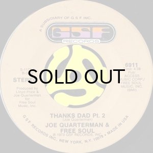 画像2: JOE QUARTERMAN AND FREE SOUL / THANKS DAD (45's) (2)