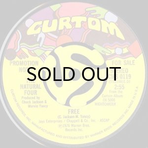 画像2: THE NATURAL FOUR / FREE (45's) (PROMO) (2)