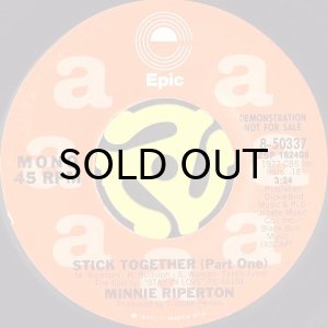 画像1: MINNIE RIPERTON / STICK TOGETHER (45's) (WHITE PROMO) (1)