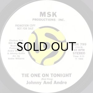画像2: JOHNNY AND ANDRE / SHAKE A TAIL FEATHER b/w TIE ONE ON TONIGHT (45's) (WHITE PROMO) (2)