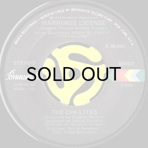 画像2: THE CHI-LITES / I FOUND SUNSHINE b/w MARRIAGE LICENSE (45's) (2)