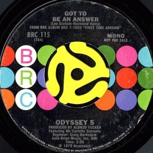 画像1: ODYSSEY 5 / GOT TO BE AN ANSWER (45's) (1)