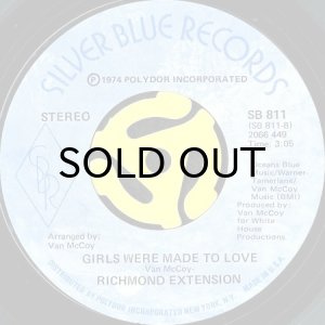 画像2: RICHMOND EXTENSION / EVERYTHING'S COMING UP LOVE b/w GIRLS WERE MADE TO LOVE (45's) (2)