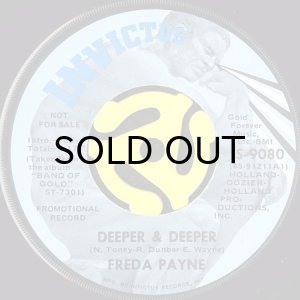 画像1: FREDA PAYNE / DEEPER & DEEPER (45's) (PROMO) (1)