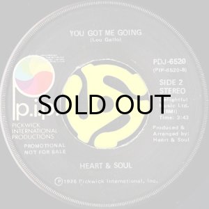 画像2: HEART & SOUL / DO THE WALK b/w YOU GOT ME GOING (45's) (2)