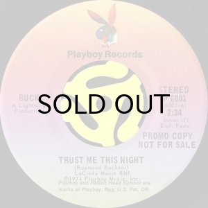 画像2: BUCK / TRUST ME THIS NIGHT (45's) (PROMO) (2)