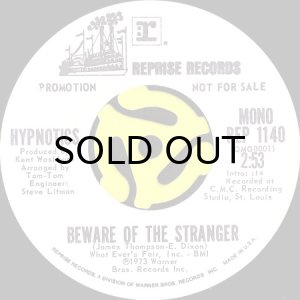 画像1: HYPNOTICS / BEWARE OF THE STRANGER (45's) (WHITE PROMO) (1)