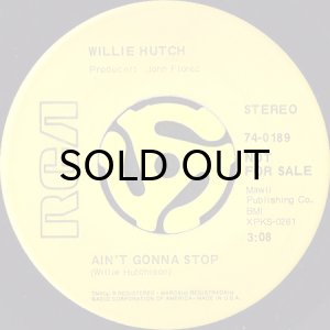 画像2: WILLIE HUTCH / DO WHAT YOU WANNA DO b/w AIN'T GONNA STOP (45's) (2)