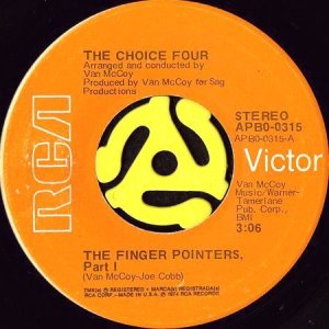 画像1: THE CHOICE FOUR / THE FINGER POINTERS (45's) (1)