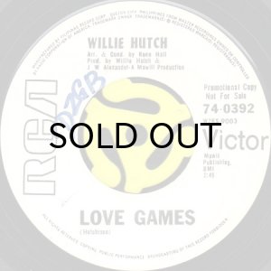 画像1: WILLIE HUTCH / LOVE GAMES b/w TRAMPIN' (45's) (1)