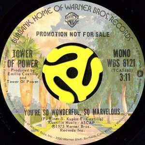 画像1: TOWER OF POWER / YOU'RE SO WONDERFUL, SO MARVELOUS (45's) (PROMO) (1)