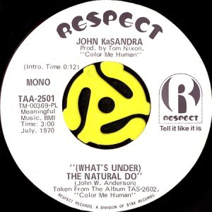 画像1: JOHN KaSANDRA / (WHAT'S UNDER) THE NATURAL DO (45's) (WHITE PROMO) (1)