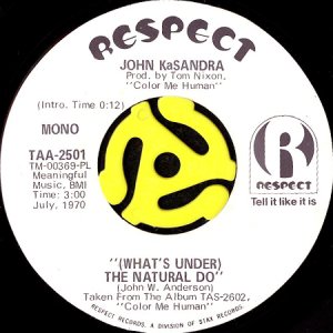 画像1: JOHN KaSANDRA / (WHAT'S UNDER) THE NATURAL DO (45's) (WHITE PROMO) (1)