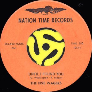 画像2: THE FIVE WAGERS / YOU'RE MY WORLD (45's) (2)