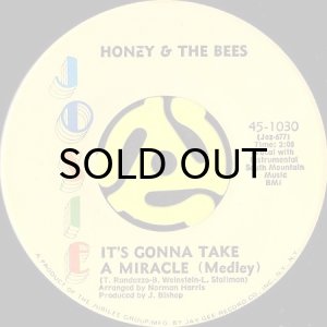 画像1: HONEY & THE BEES / IT'S GONNA TAKE A MIRACLE b/w WHAT ABOUT ME (45's) (1)
