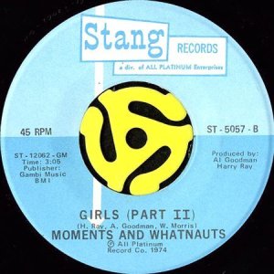 画像2: MOMENTS AND WHATNAUTS / GIRLS (45's) (2)