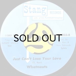 画像2: WHATNAUTS / I'LL ERASE AWAY YOUR PAIN b/w JUST CAN'T LOSE YOUR LOVE (45's) (2)