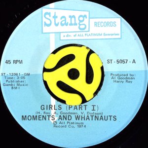 画像1: MOMENTS AND WHATNAUTS / GIRLS (45's) (1)