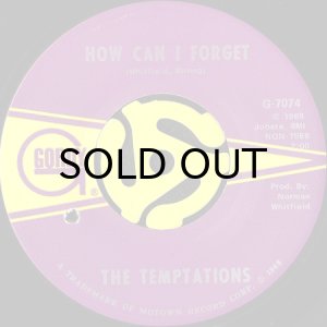 画像2: THE TEMPTATIONS / PLEASE RETURN YOUR LOVE TO ME b/w HOW CAN I FORGET (45's) (2)