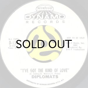 画像1: DIPLOMATS / IN THE GHETTO b/w I'VE GOT THE KIND OF LOVE (45's) (WHITE PROMO) (1)