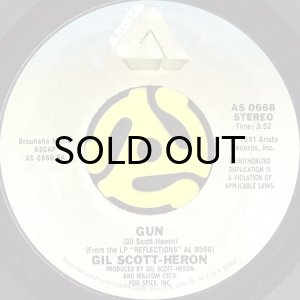 画像1: GIL SCOTT-HERON / GUN b/w MORNING THOUGHTS (45's) (1)