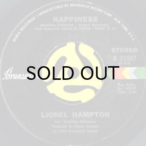 画像1: LIONEL HAMPTON / HAPPINESS (45's) (1)