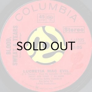 画像1: BLOOD, SWEAT & TEARS / LUCRETIA MAC EVIL (45's) (1)