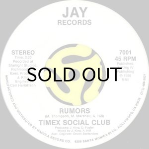 画像2: TIMEX SOCIAL CLUB / RUMORS (45's) (2)