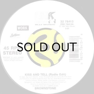 画像1: BROWNSTONE / KISS AND TELL (45's) (1)
