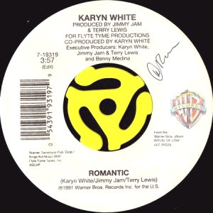 画像1: KARYN WHITE / ROMANTIC (45's) (1)