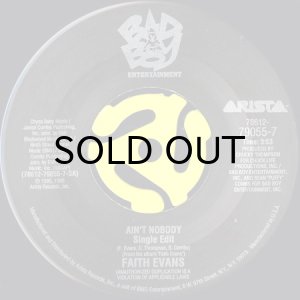 画像1: FAITH EVANS / AIN'T NOBODY b/w KISSING YOU (45's) (1)