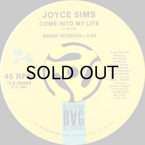 画像1: JOYCE SIMS / COME INTO MY LIFE (45's) (1)