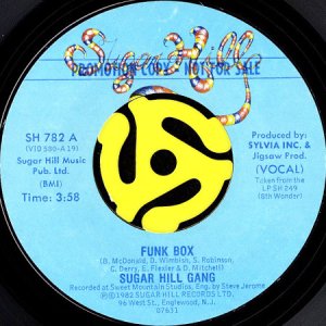 画像2: SUGARHILL GANG / FUNK BOX (45's) (PROMO) (2)