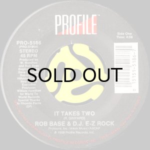 画像1: ROB BASE & DJ E-Z ROCK / IT TAKES TWO (45's) (1)