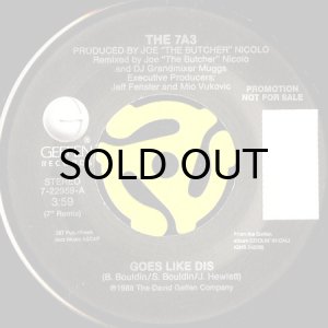 画像3: THE 7A3 / GOES LIKE DIS (45's) (PROMO) (PICTURE SLEEVE) (3)