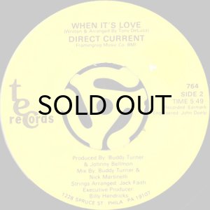 画像2: DIRECT CURRENT / WHEN IT'S LOVE (45's) (2)