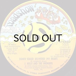 画像2: J. KELLY AND THE PREMIERS / SHE CALLS ME BABY b/w SIGNED SEALED DELIVERED (MY HEART) (45's) (2)