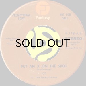 画像2: ICE / PUT AN X ON THE SPOT (45's) (PROMO) (2)