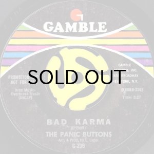 画像2: THE PANIC BUTTONS / COME OUT SMOKIN' b/w BAD KARMA (45's) (2)