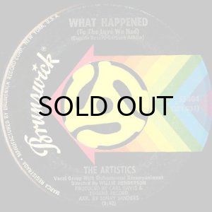 画像2: THE ARTISTICS / WALKING TALL b/w WHAT HAPPENED (45's) (2)