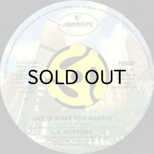 画像2: L.A. BOPPERS / IS THIS THE BEST b/w LIFE IS WHAT YOU MAKE IT (45's) (2)