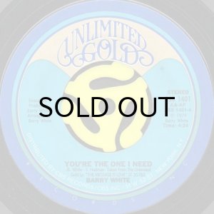 画像2: BARRY WHITE / ANY FOOL COULD SEE b/w YOU'RE THE ONE I NEED (45's) (2)